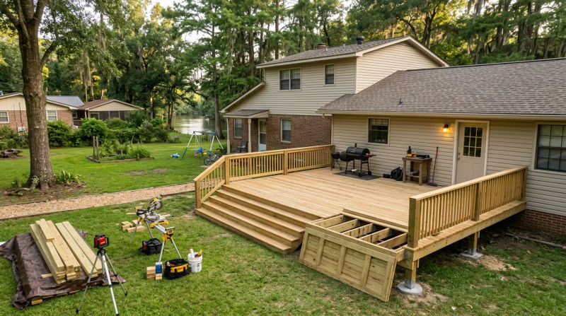 Your Local Deck Building Team in Escatawpa