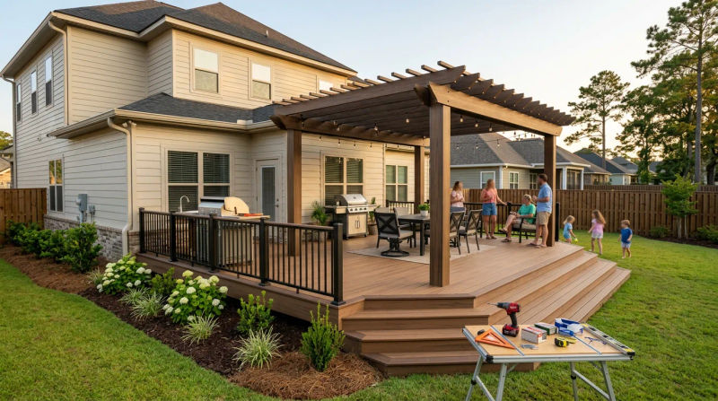Custom Deck Building in Foley