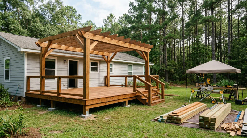Custom Deck Building Serving Hurley