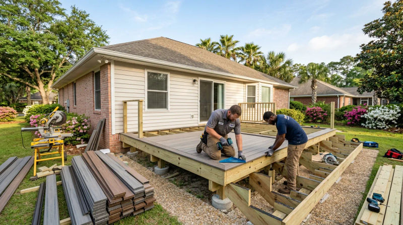 Expert Decking and Deck Building in Theodore