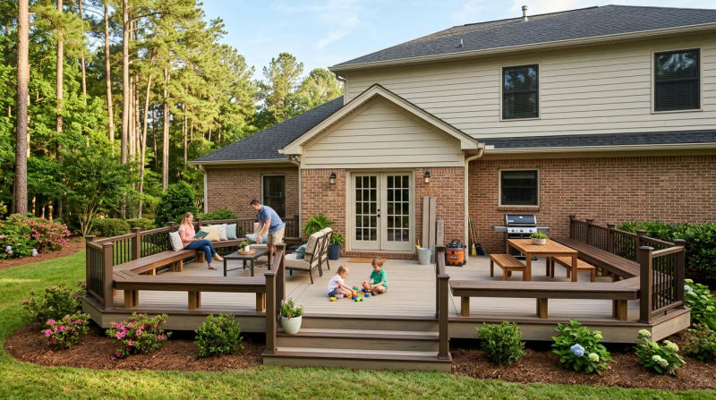 Expert Deck Building Services in Saraland