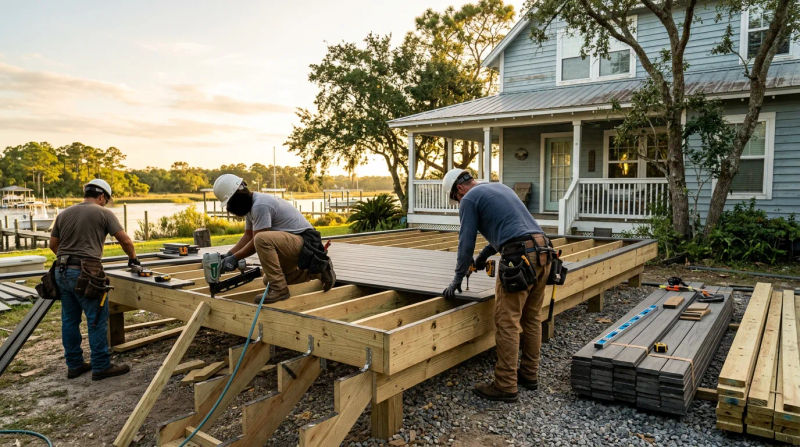 Expert Deck Installation Services in Coden