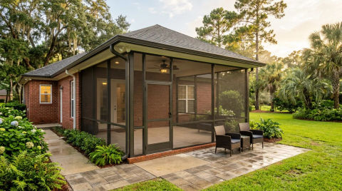 How Protech Decks Built a Screened Enclosure in Saraland for Humidity
