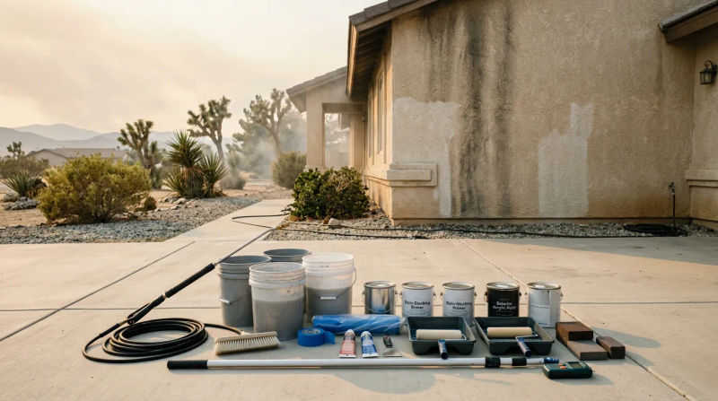 Smoke & Ash Cleanup Painting Costs for Homes in the High Desert