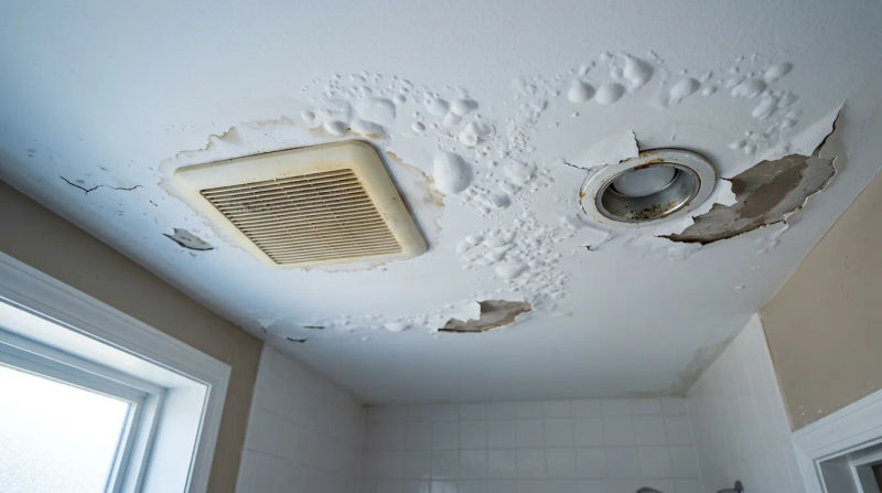 7 Reasons Bathroom Ceiling Paint Bubbles in Fall (MN Homes) Now