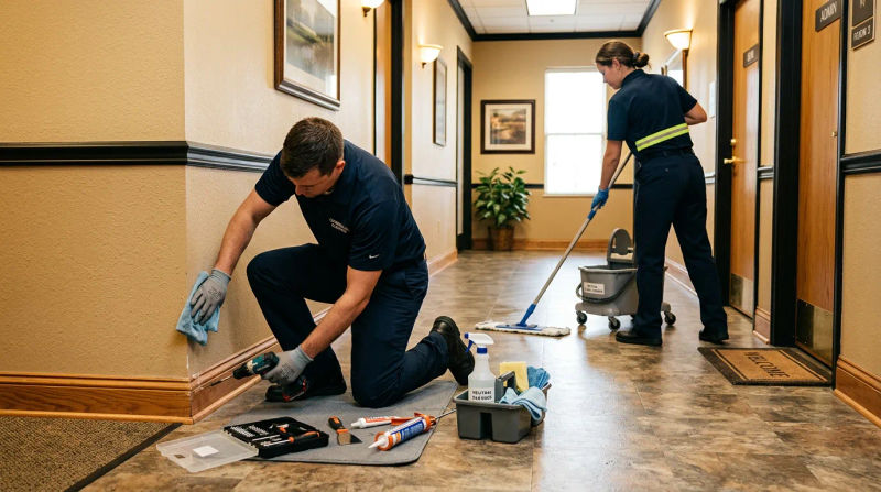 Commercial Cleaning and Minor Repair in Cottageville