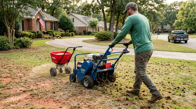 Professional Thinning Grass Solutions in Montgomery