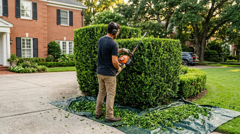 Precision Hedge Trimming Services in Montgomery
