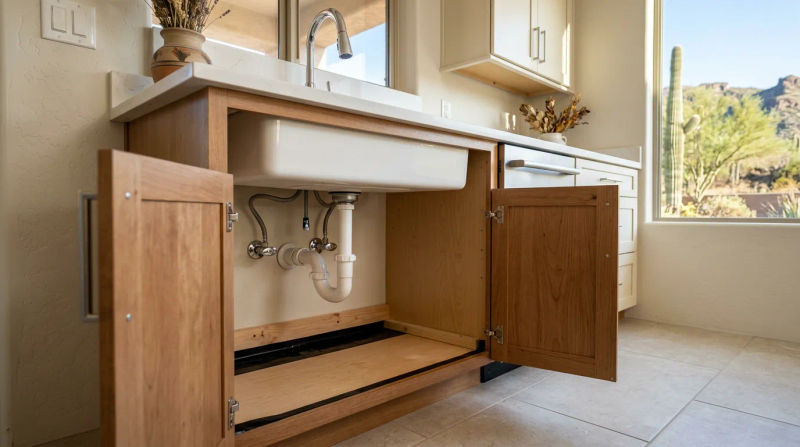 Tanque Verde Under-Sink Leak Fix: Before & After by Napoleon’s