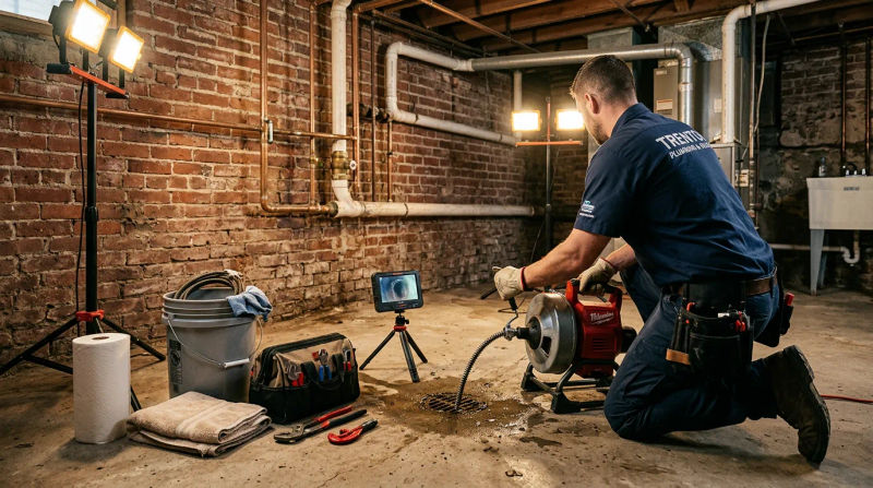 Expert Drain Cleaning Plumbing Services in Trenton