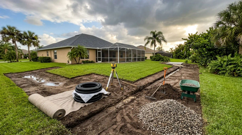 Yard Drainage Upgrades: Costs to Prep Fort Pierce for Storms