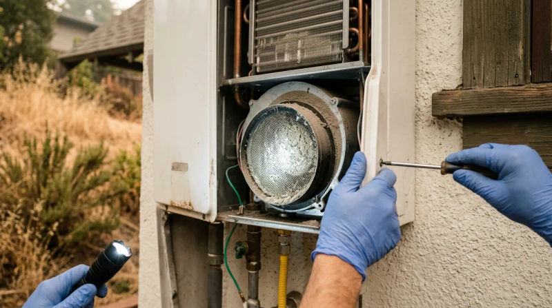 Is Wildfire Ash Causing Your Tankless Water Heater to Fail in August?