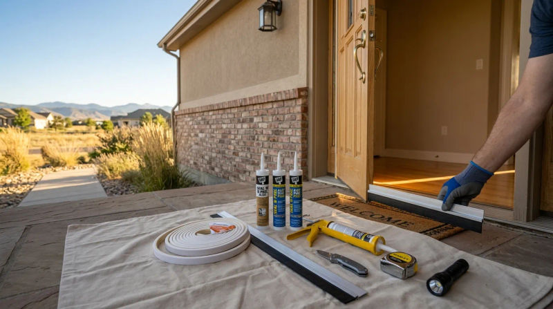 Aurora, CO Weatherproofing Costs: Door Sweeps & Caulking Before Fall