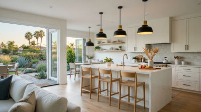 Irvine Case Study: Carlos Upgraded Kitchen Pendant Lights Fast
