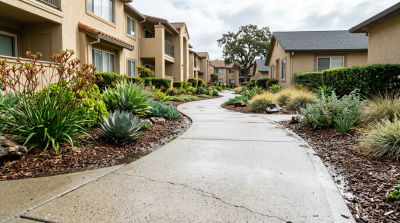 How Rudy’s Pressure Washed a Slippery HOA Walkway in Vallejo Safely