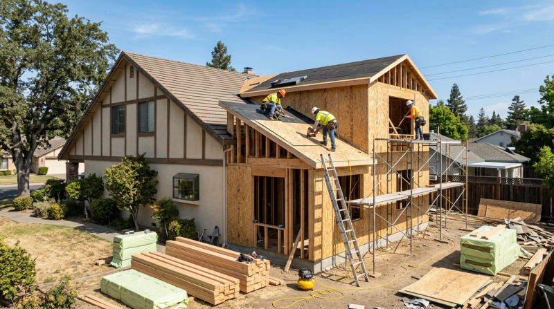 Premium Room Addition Construction in Sacramento
