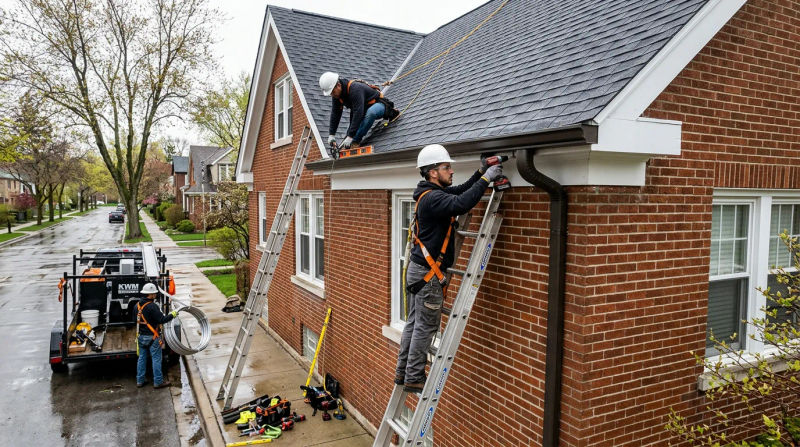 Professional Gutter Installation in Chicago
