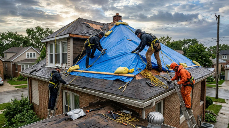 Emergency Storm Damage Repair in Chicago