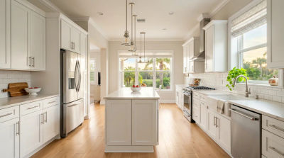 Wesley Chapel Cabinet Makeover: From Oak to Smooth White Finish