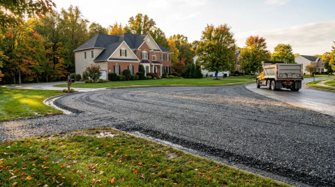 How TyGer trucks Delivered 42 Gravel Loads to Bel Air South On Time