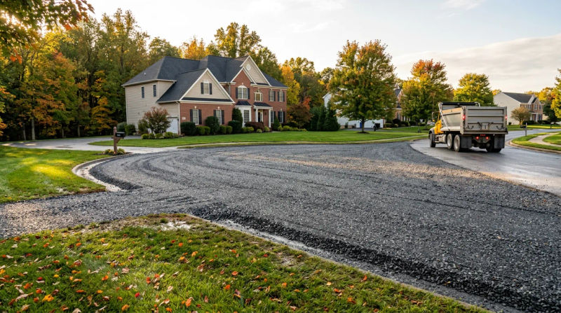 How TyGer trucks Delivered 42 Gravel Loads to Bel Air South On Time