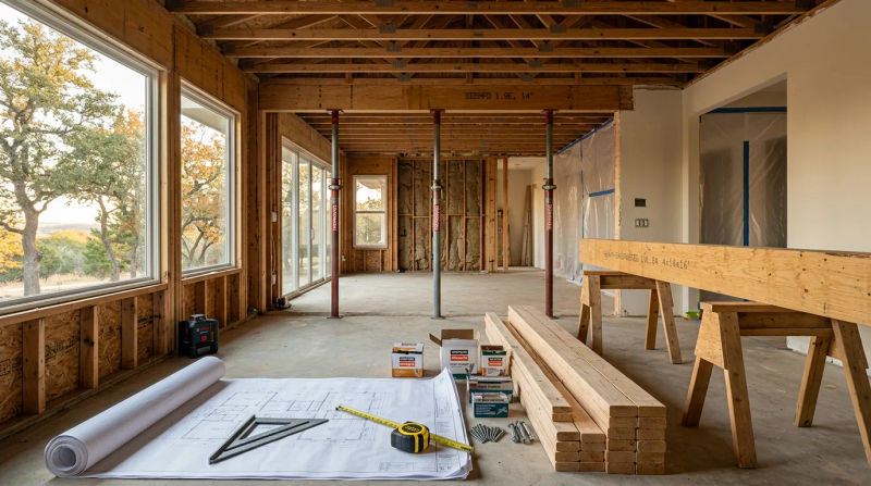 Load-Bearing Wall Removal Cost Guide for Lakehills Homes in 2026
