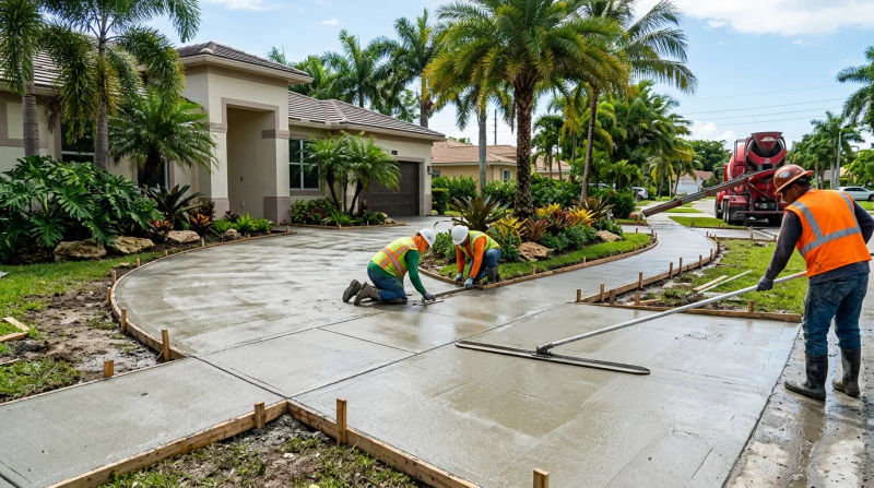 Professional Concrete Flatwork Services in Miami Gardens