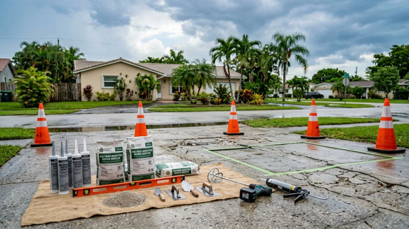 Concrete Driveway Repair Cost in Miami Gardens for Hurricane Season