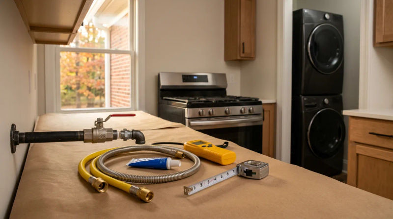 Gas Line Installation Costs in Pelham for a New Stove or Dryer