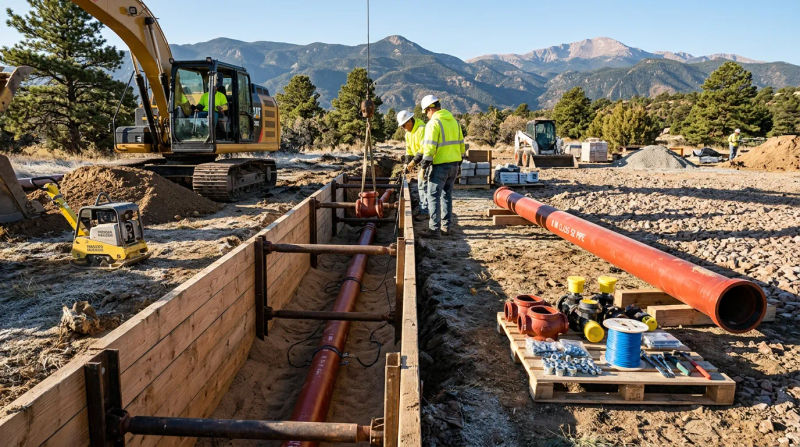 Colorado Springs Underground Fire Line Installation Cost Guide