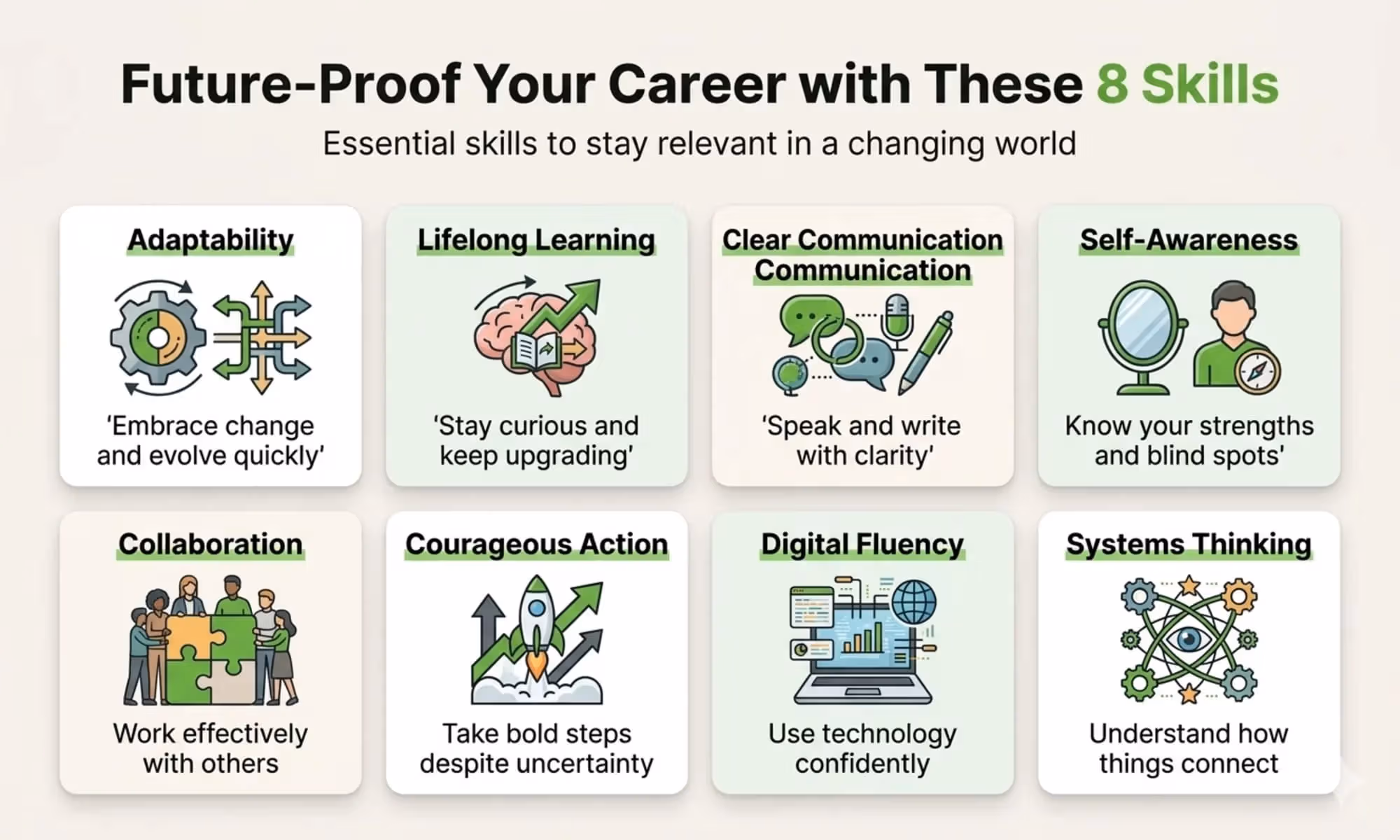 8 Skills to Future-Proof Your Career (That Actually Matter)