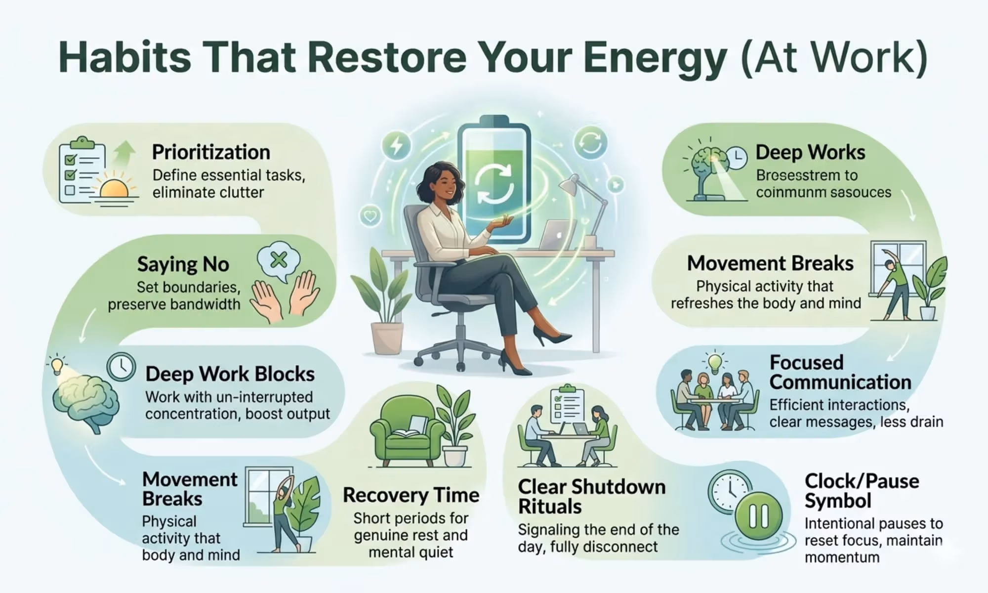 Habits That Restore Your Energy at Work (Without Burning Out)