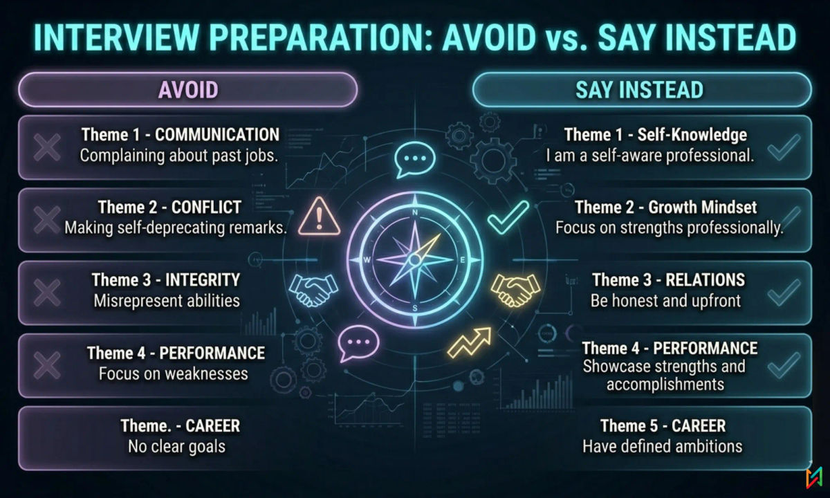 10 Things NOT to Say in a Job Interview (And What to Say Instead)