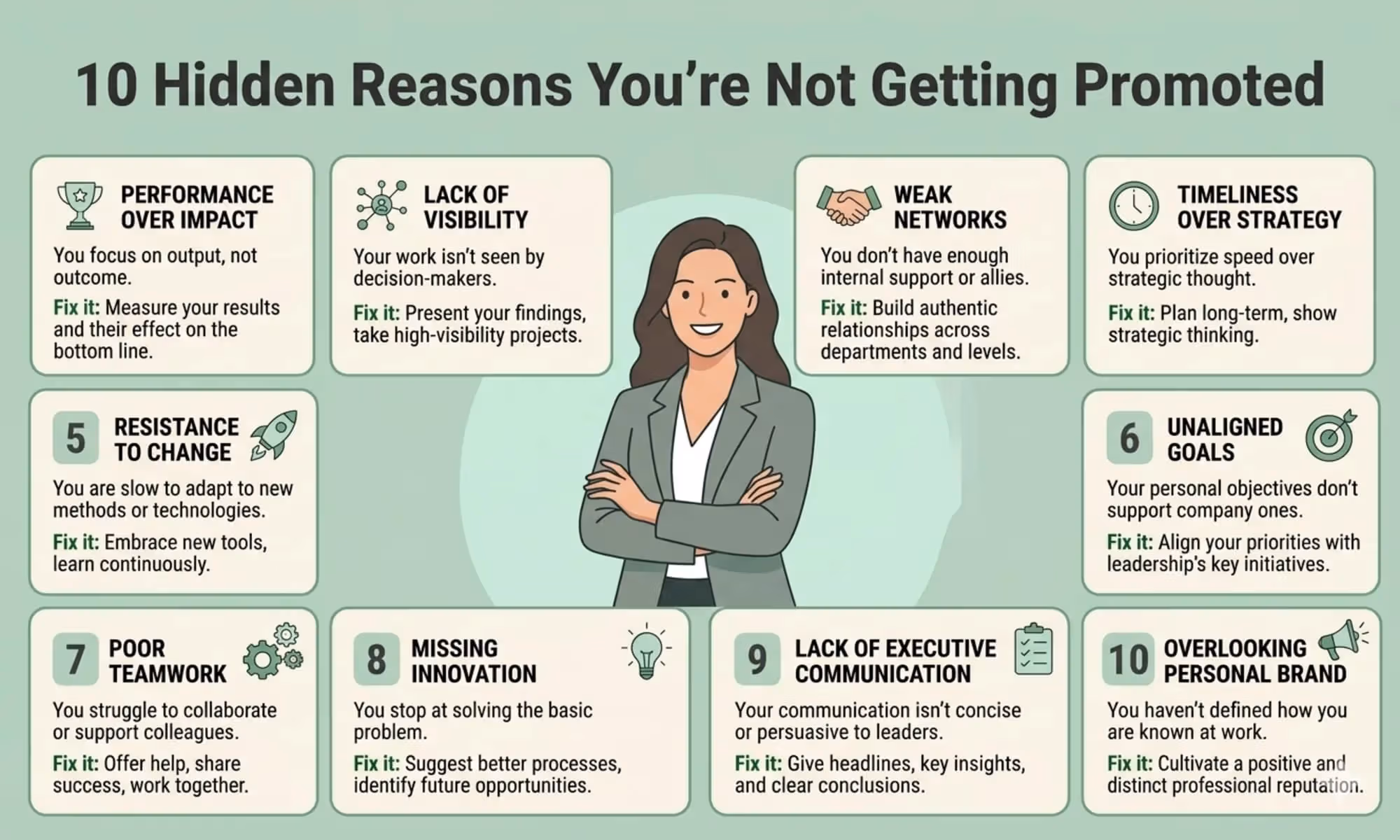 10 Hidden Reasons You're Not Getting Promoted (And How to Fix Each One)