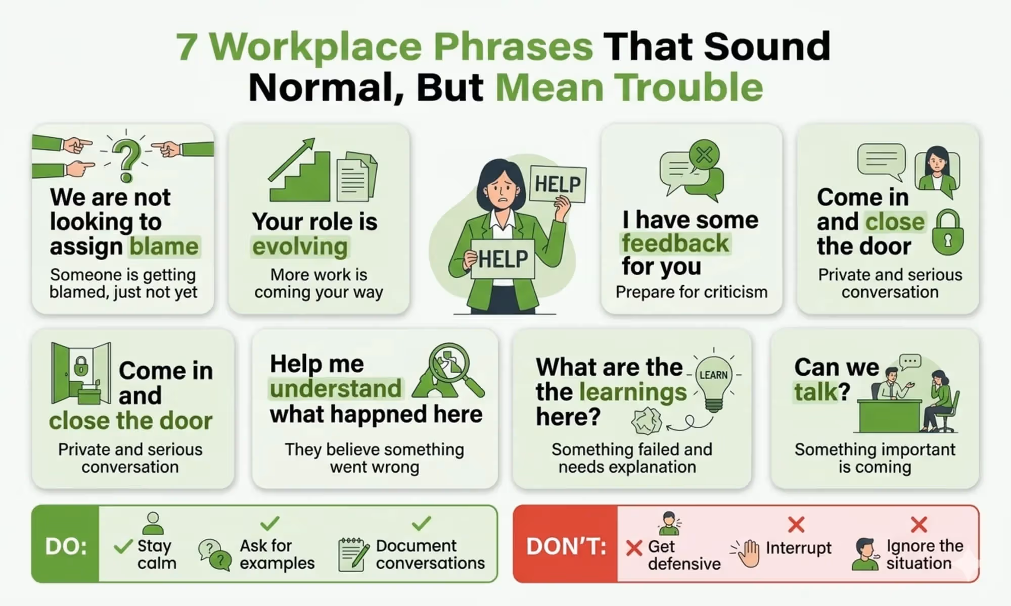 7 Workplace Phrases That Sound Normal But Actually Mean Trouble
