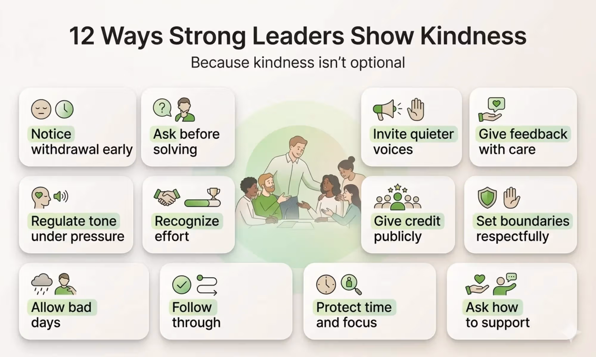 12 Ways Strong Leaders Show Kindness (Because It’s Not Optional)
