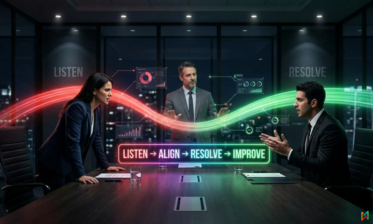 How to Actually Resolve Conflict as a Manager (9-Step Framework That Works)