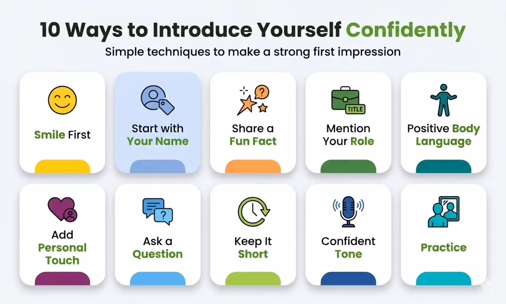10 Ways to Introduce Yourself Confidently (Make a Strong First Impression)