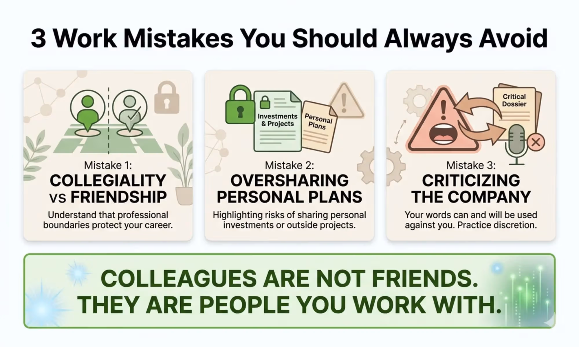 3 Work Mistakes You Should Always Avoid (That Can Hurt Your Career)