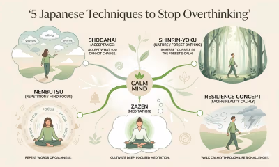 5 Japanese Techniques to Stop Overthinking and Find Mental Clarity