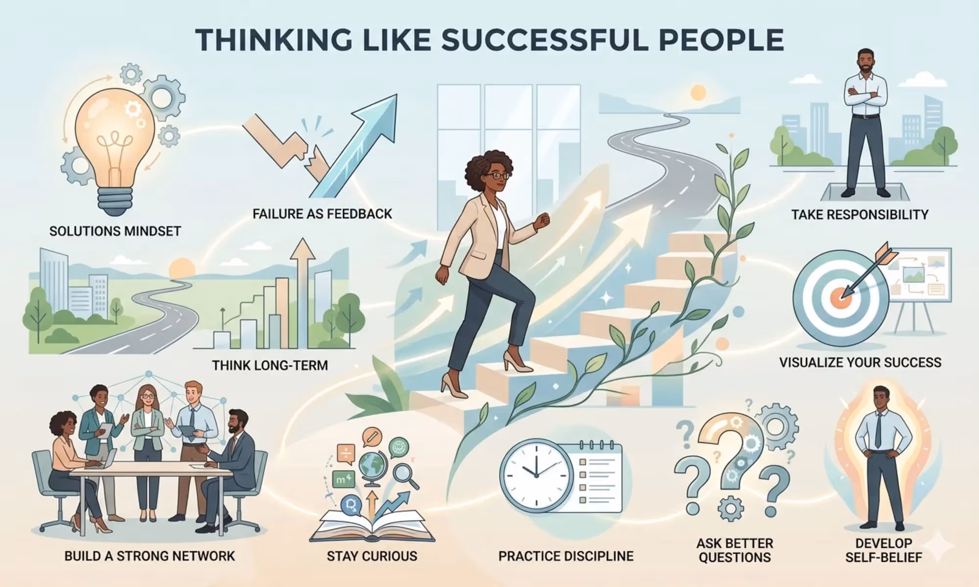 How to Think Like Successful People (10 Mindset Shifts That Change Everything)