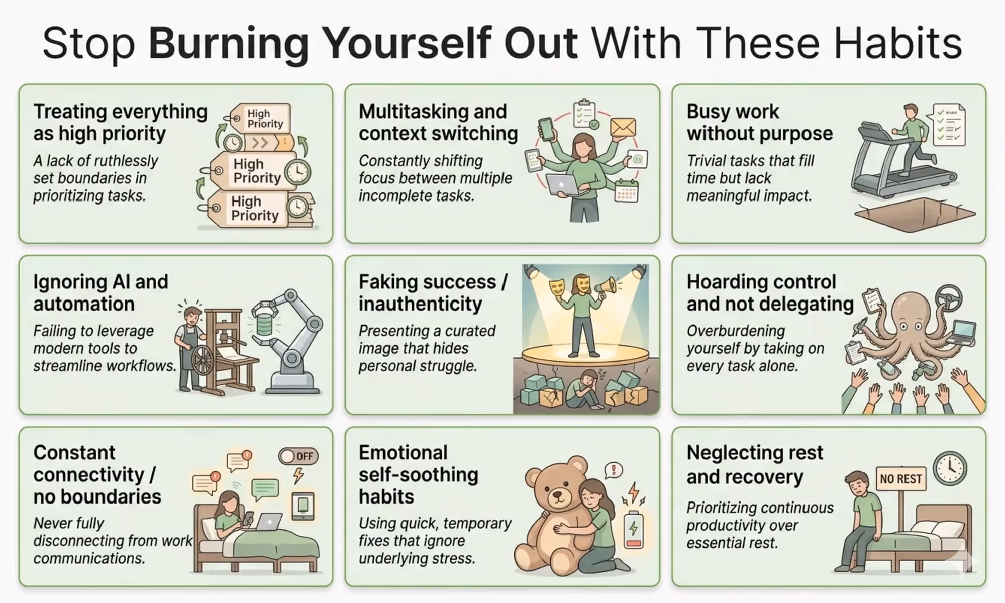 Stop Burning Yourself Out: 10 Habits That Are Quietly Draining You