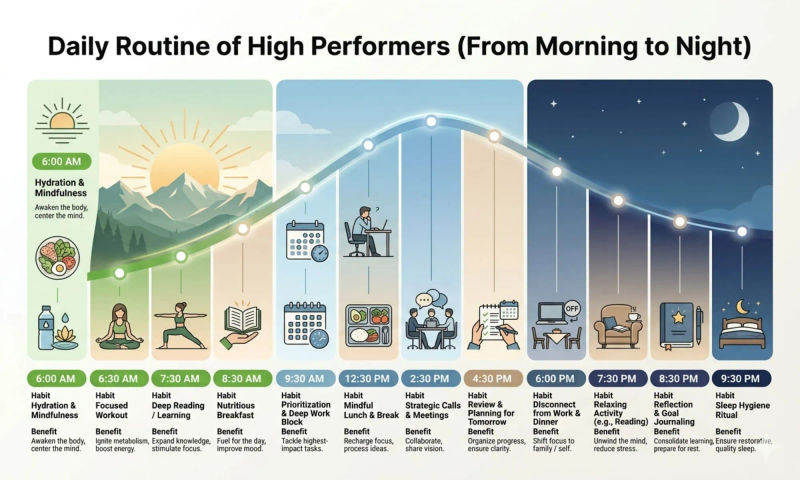Daily Routine of High Performers: Build a Schedule That Actually Works
