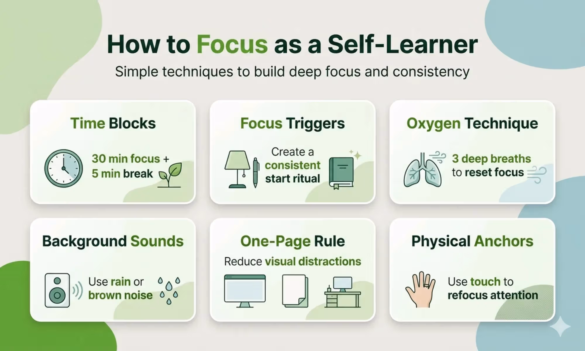 How to Focus as a Self-Learner (6 Techniques That Actually Work)