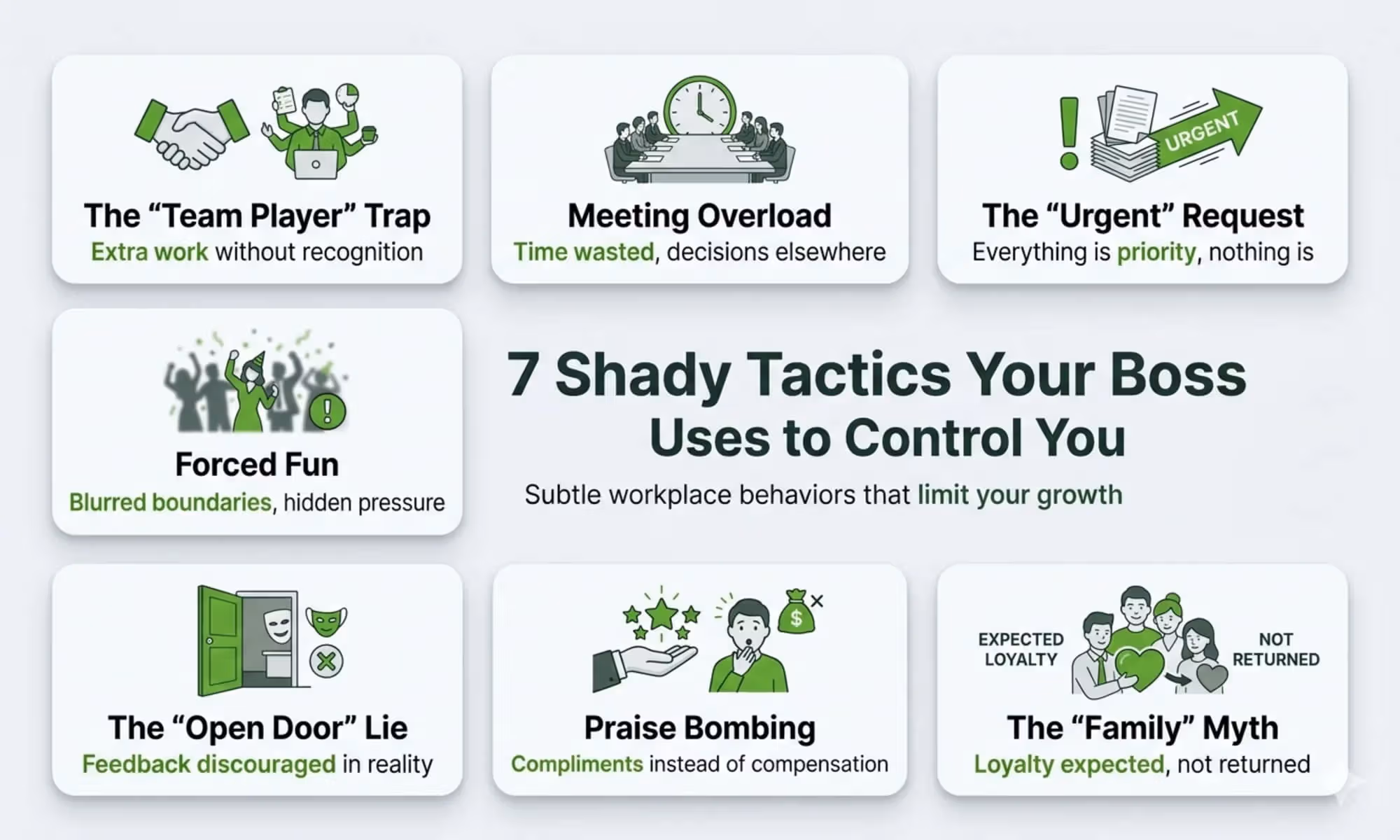 7 Shady Tactics Your Boss Uses to Control You (And How to Handle Them)