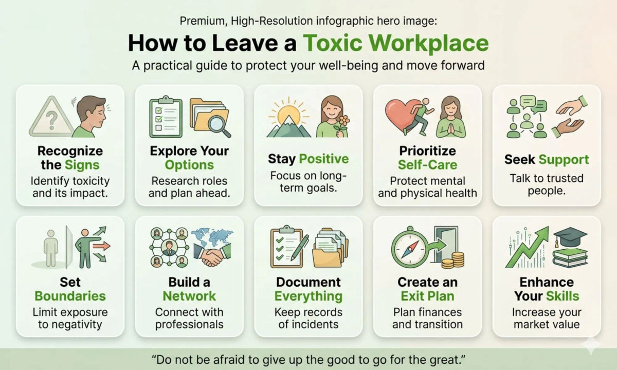 How to Leave a Toxic Workplace (Without Burning Bridges)