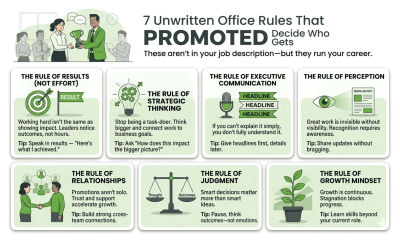 7 Unwritten Office Rules That Actually Get You Promoted