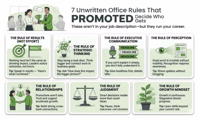 7 Unwritten Office Rules That Actually Get You Promoted