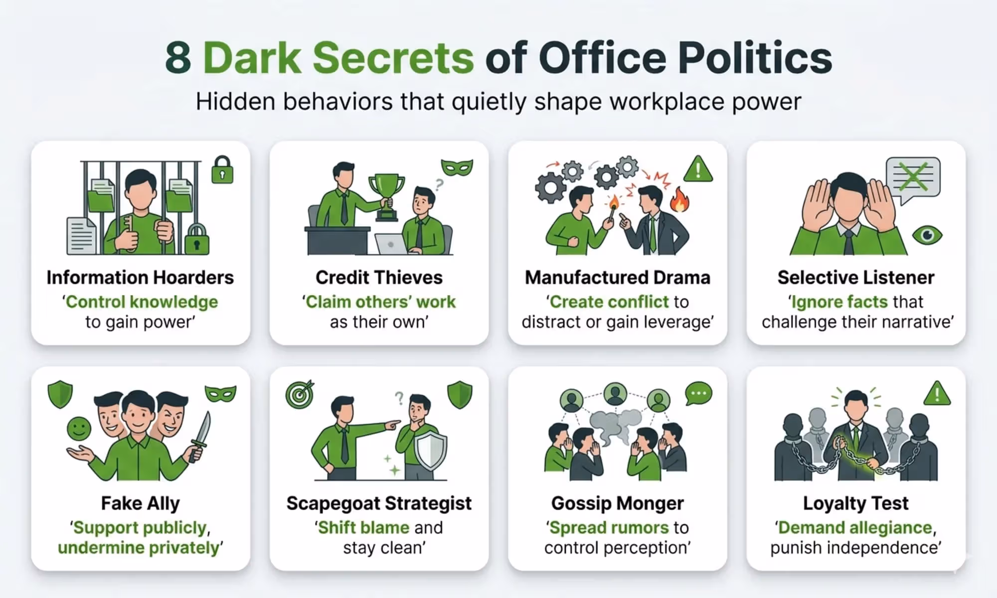 8 Dark Secrets of Office Politics (And How to Handle Them)