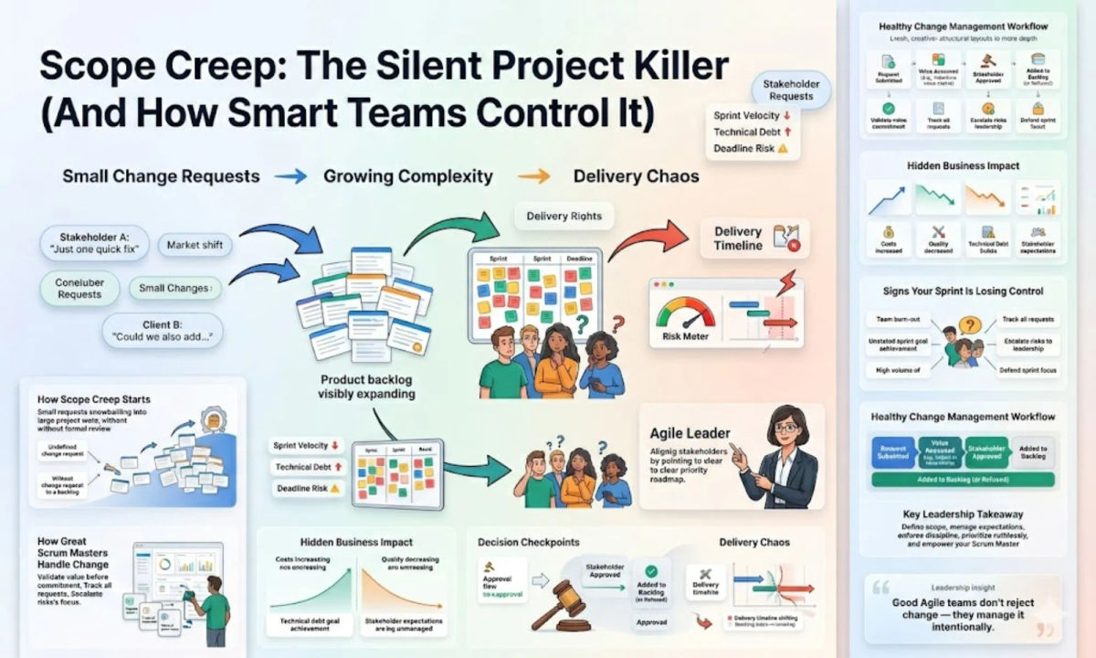 Scope Creep in Agile: Why Projects Lose Control and How Smart Teams Prevent It